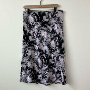Sanctuary Black & White Long Skirt | Tye Dye | Whimsy Core | Large